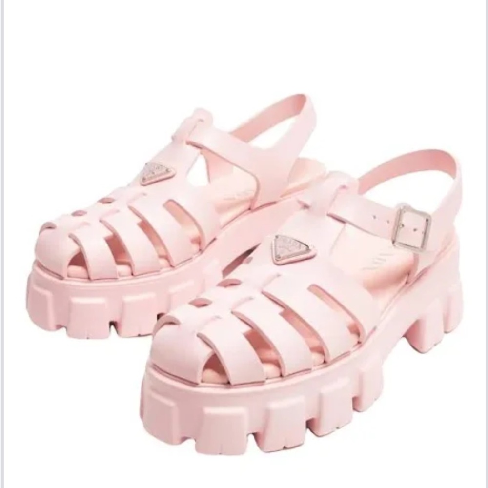 Pink Rubber Sandals